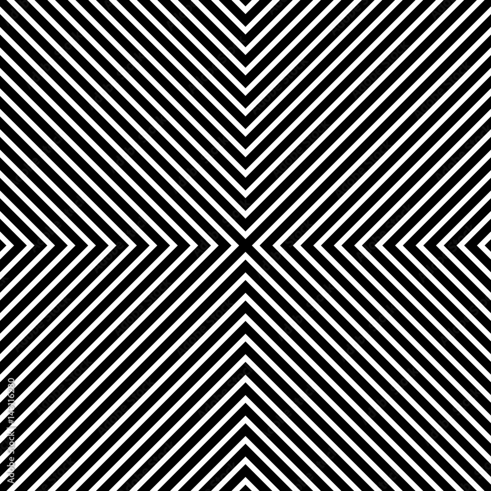 Fototapete repeatable geometric texture. seamless minimalist monochrome pattern.