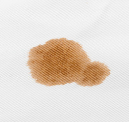 coffee stains on a white background