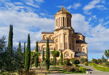 Holy Trinity Cathedral in Tbilisi, Georgia
