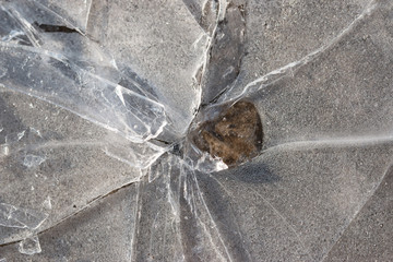 Cracked ice