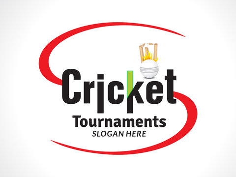 cricket tournament  banner or text style