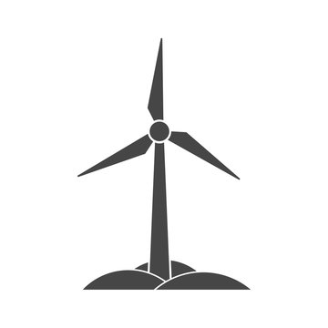 Icon Of Winds Turbine - Illustration