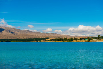 Fototapeta premium Beautiful Lake Tekapo, NewZealand