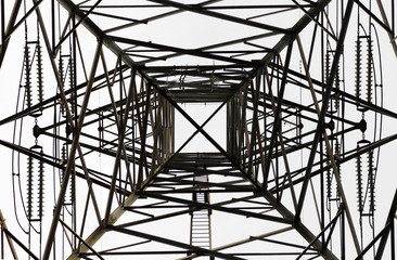  High Voltage Electrical Pole Structure