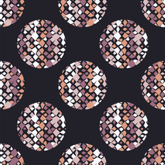 Polka dot seamless pattern.