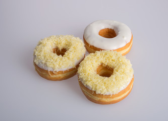 donut or tasty donut on the background.