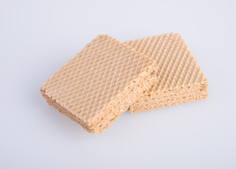 wafer or wafer biscuit on the background.