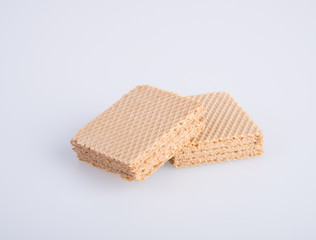 wafer or wafer biscuit on the background.