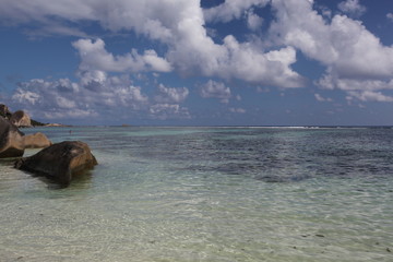 La Digue Seychellen Seychelles anse source d'argent