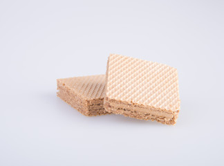 wafer or wafer biscuit on the background.