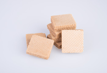 wafer or wafer biscuit on the background.