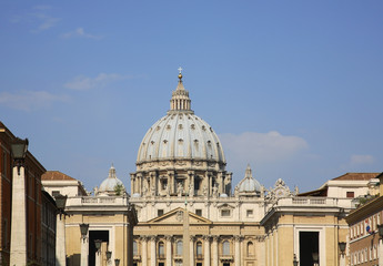 Fototapeta na wymiar Basilica of St. Peter Rome. Italy