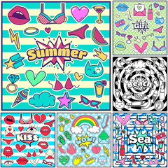 Fashion Summer Patch Badges
