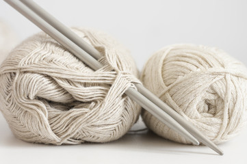 Cotton and linen yarn
