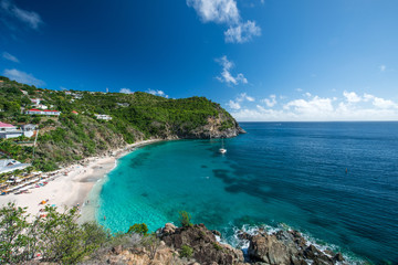 Fototapeta na wymiar Saint Barth island, Caribbean sea