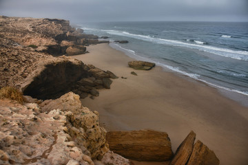 Coast band connects the mountains and the ocean