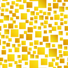 Gold Squares Seamless Pattern