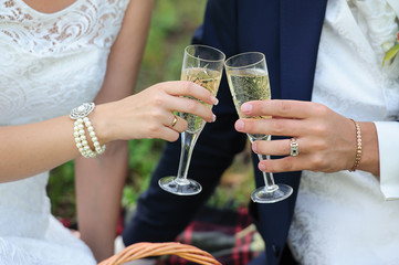 Hands and a touch of glasses