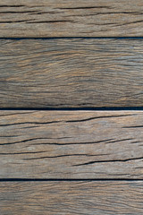 Old brown wooden plank texture for background, Image for background vertical.
