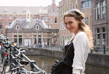 The girl in Amsterdam