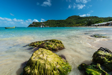 St Barth Island, Caribbean sea