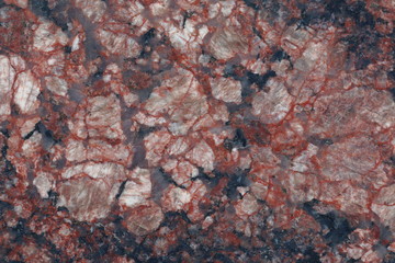 Texture of the granite surface