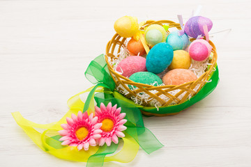 colored eggs for eater