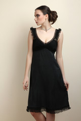 Fototapeta premium Girl in a dress