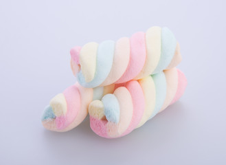 marshmallows or marshmallows candy on the background.