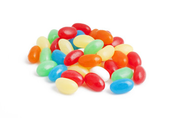 Bonbons isolated on white background