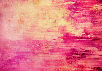 Pink grunge paper texture, art background
