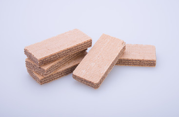 wafer or wafer biscuit on the background.
