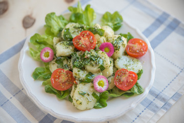 Kartoffel Salat mit Bärlauch