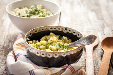 salad potato and dill
