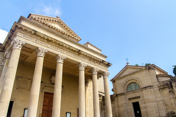 Fototapeta na wymiar basilica san marino