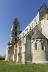 Fototapeta na wymiar Ruin of the Zsámbék Premontre monastery church