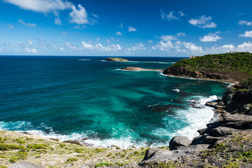 St Barth Island, Caribbean sea