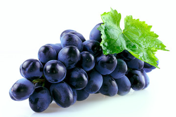 grape isolated white background
