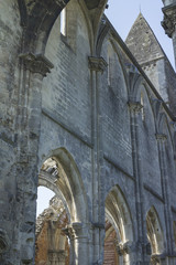 Ruin of the Zs&aacute;mb&eacute;k Premontre monastery church in Hungary