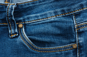 Jeans pocket for background