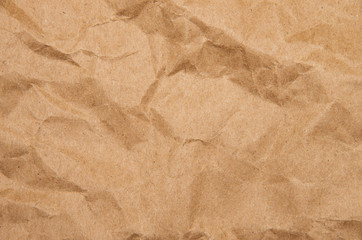 Crumpled paper for background usage