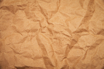 Crumpled paper for background usage