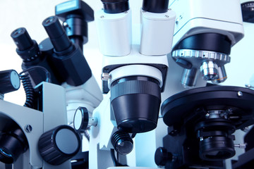 Group of Microscopes