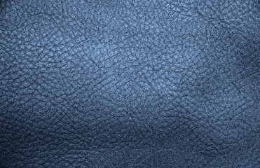 Blue leather texture or background