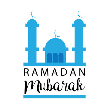 ramadan kareem / mubarak greeting design, vector illustration