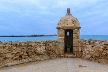 Castle of Santa Catalina at Cadiz, Spain