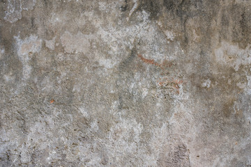 Weathered mausoleum wall at south Park Street Cemetery, Kolkata