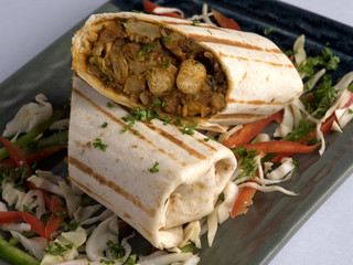 malai paneer tikka Burrito