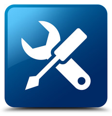 Settings icon blue square button