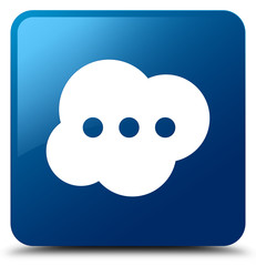 Brain icon blue square button